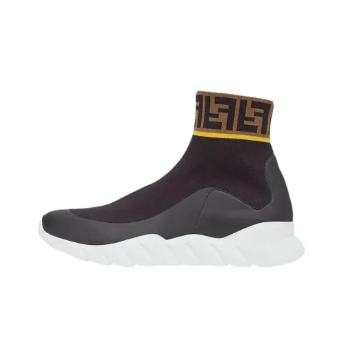 FENDI Tech High Топ Повседневная обувь Мужской Черный