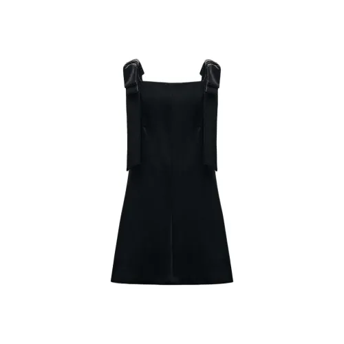 ZARA Черные Женские Платья без рукавов