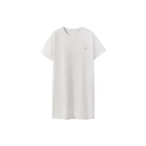 Montagut Лето Ночная сорочка Женская Белая