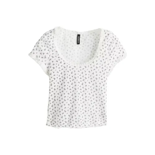 H&M Белые Женские Футболки