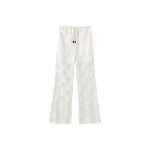 Cubic Белые Женские Повседневные Брюки