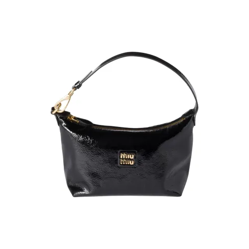 MIU MIU Naplak Lambskin Bag Women's Black
