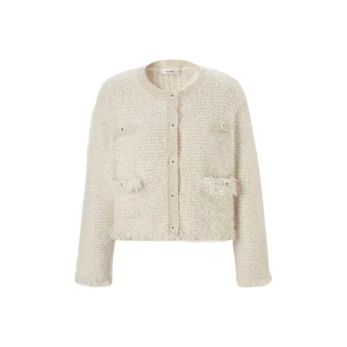 MOUSSY Сливочный Женские Трикотаж