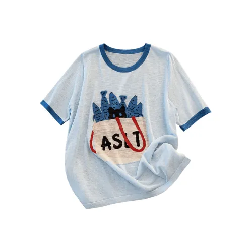 Cypress House Светло-синие Женские Рубашки T