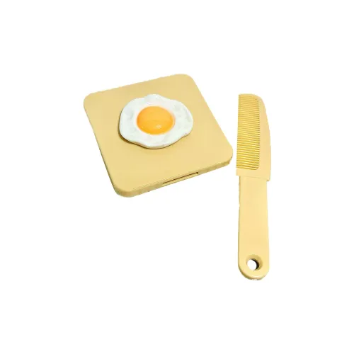 YUNNA Портативный Ручной Зеркало для макияжа с расческой Девичье Сердце Формы Мини Зеркальце с расческой Ручное Зеркало с расческой