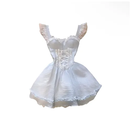 MO VOICE Короткий рукав Платье Женское