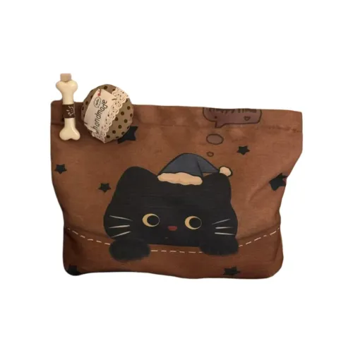 ALOENEY Canvas Clutch Женские Brown