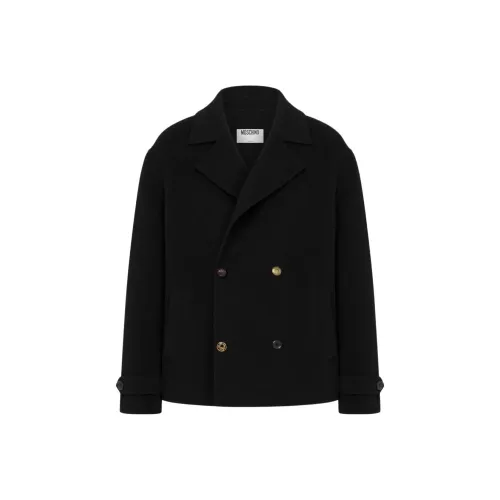 MOSCHINO Мужское черное пальто