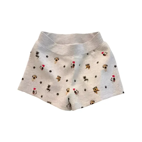 ECONICE Шорты с принтом "Щенок", женские пижамные брюки