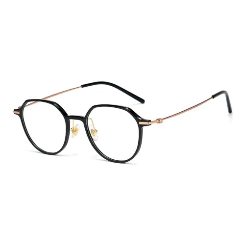 CYXUS Титан TR90 Нержавеющая Сталь Круглые Оправы для Очков Унисекс