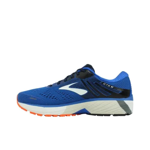 Brooks Adrenaline Gts 18 Устойчивые к истиранию Низкие Беговые кроссовки Мужские Синие