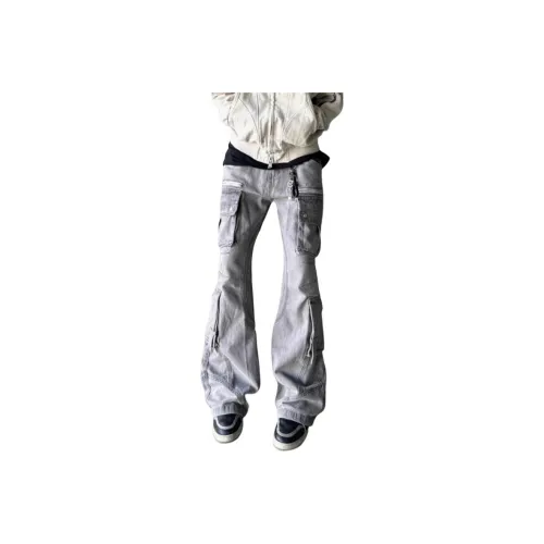 MORii Дымчато-серый Унисекс Джинсы