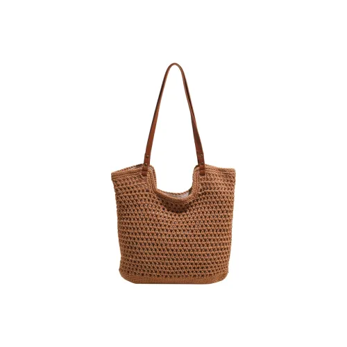 CAREELL Chunky Пряжа Ткани вязаные Тоут Сумка Сумка на плечо Женская Многоцветная