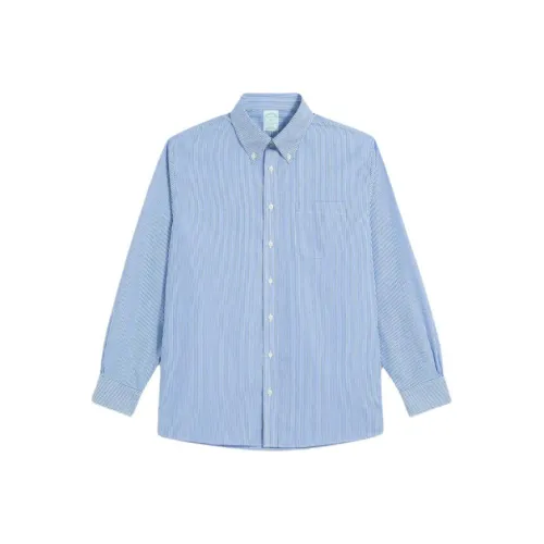 BROOKS BROTHERS Blue Men's Shirts BROOKS BROTHERS Синий Мужские Рубашки