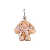 Коричневый - 6 дюймов, бант, Вэнди, кролик