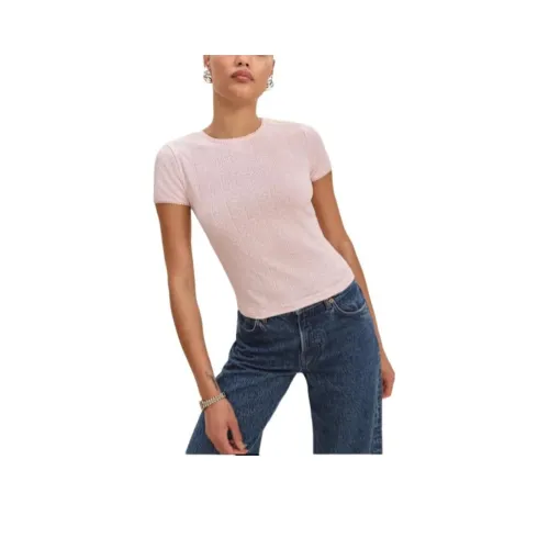 Reformation Розово-вишневые Женские Т-рубашки