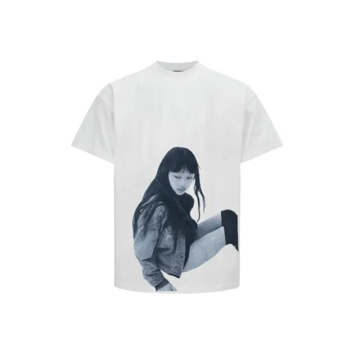 BINLIKE Белая унисекс футболка