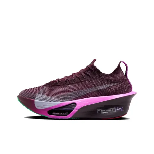 FAITH Kipyegon x Nike Alphafly 3 Slip-resistant Abrasion-resistant Low-top Беговые кроссовки Женские Красный Фиолетовый