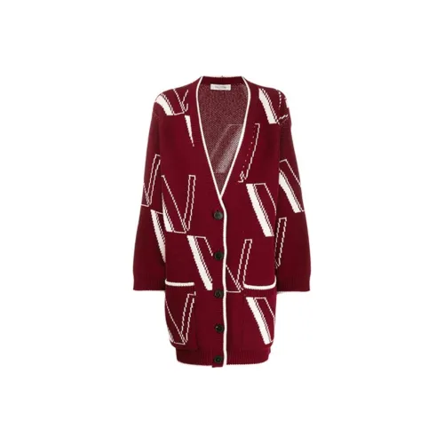 Valentino FW21 Облегающий Трикотаж Женский Красный