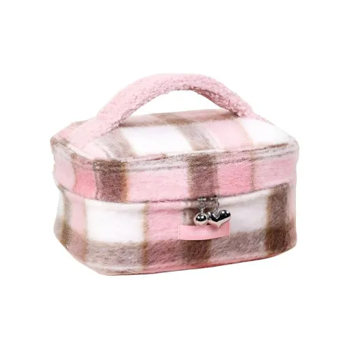 MILO BLISS Искусственный кашемир Клетка Цветовой блок Косметика Мешок для хранения Портативный