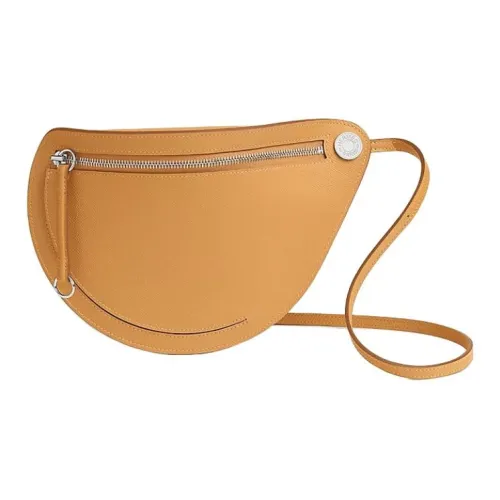 HERMES Petite Course Epsom Телячья кожа Сумка через плечо Маленькая Женская Солома