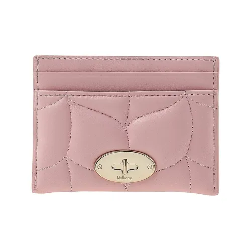 Mulberry Наппа Кожа Кожаный Держатель для карт Держатель для карт Женский Светло-розовый