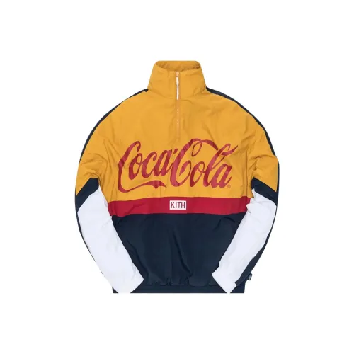 KITH x Coca Cola Тренчкот Мужской Морской Синий