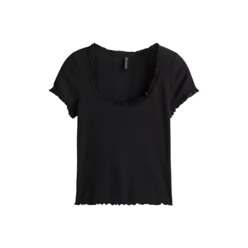 H&M Черные Женские Футболки