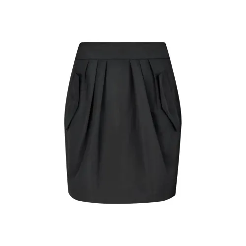 EMPORIO ARMANI Повседневные короткие юбки Женские Черный