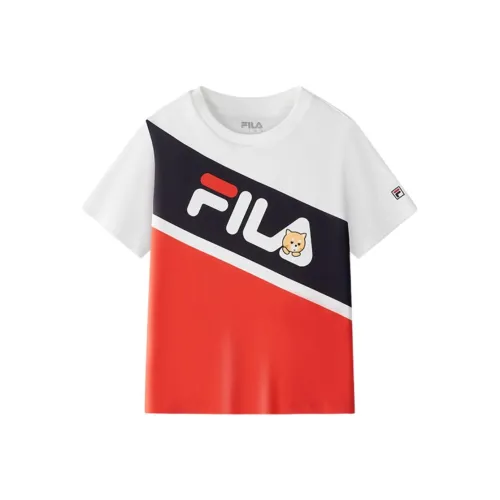 FILA Стандартный белый FWT Kids T Футболка