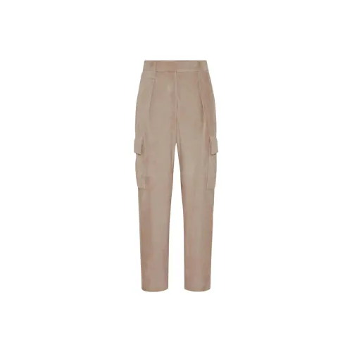 Brunello Cucinelli Коричневые Женские Повседневные Брюки