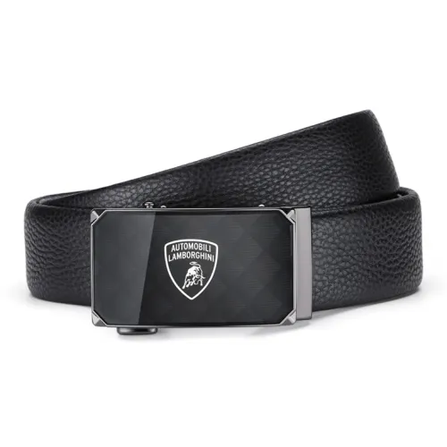 AUTOMOBILI LAMBORGHINI Ремни из коровьей кожи Мужской 3,5 см