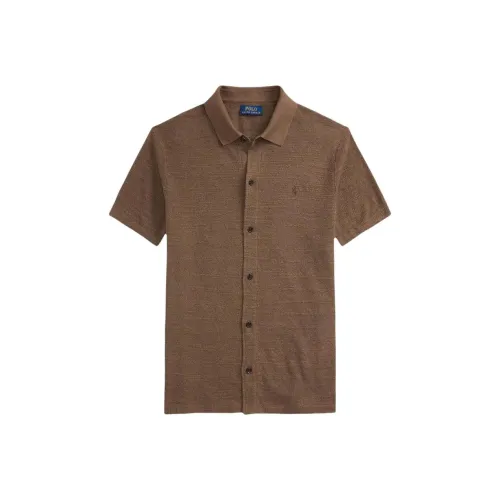 Polo Ralph Lauren SS25 Рубашка Мужская Шоколад