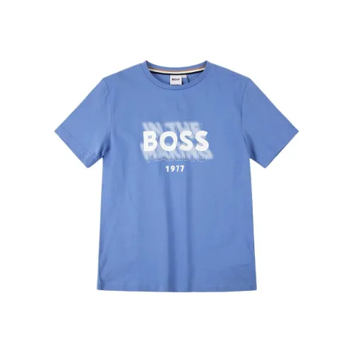 Hugo Boss Синие Детские Рубашки
