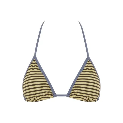 With Jean Желтый Полосы Женские Бикини