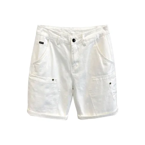 YGQPZHZ Ecru Мужские Джинсовые Шорты