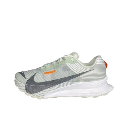 Nike Ultrafly Slip-resistant Abrasion-resistant Low Top Беговые кроссовки Унисекс Серый Зеленый