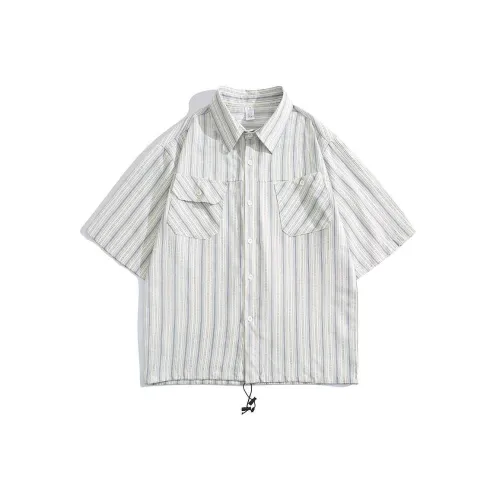 YOUSEKOO Рубашки унисекс цвета экрю