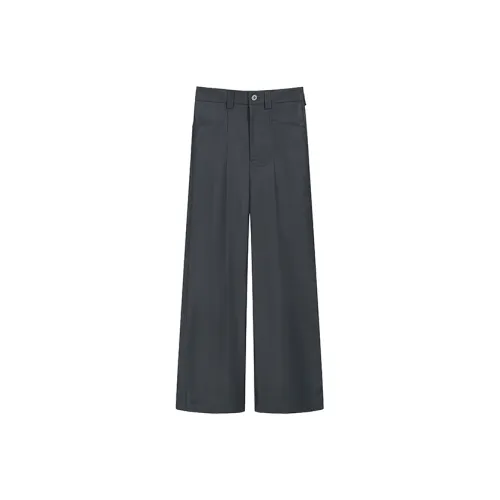 MITX Темно-серые Женские Повседневные Брюки