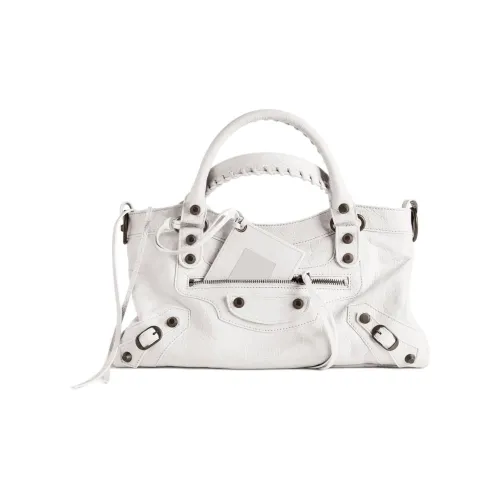 Balenciaga Le City Arena Storico Овечья шкура Сумка Женская Белая