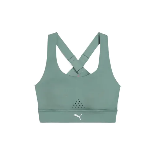 PUMA Pwrbreathe Run Мятно-зеленый Женские Бюстгальтеры