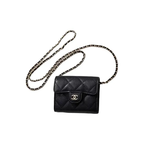 CHANEL Кожа Сумка через плечо Сумка мини Женская Черная