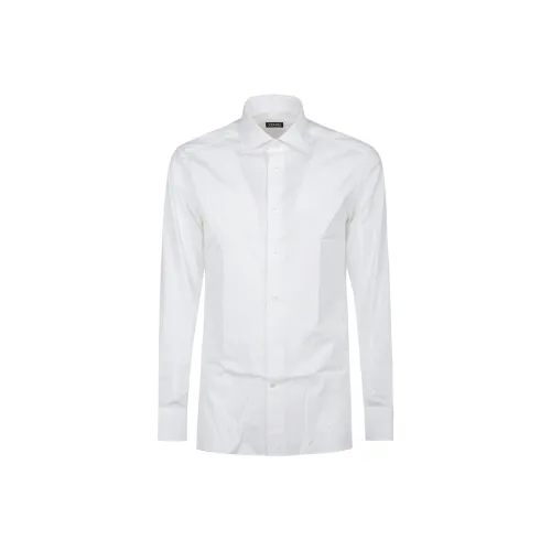 Ermenegildo Zegna Белые Мужские Рубашки