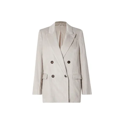 BRUNELLO CUCINELLI Бизнес-костюм Женский Белый