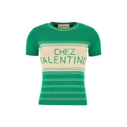 Valentino T-рубашка женская зеленая