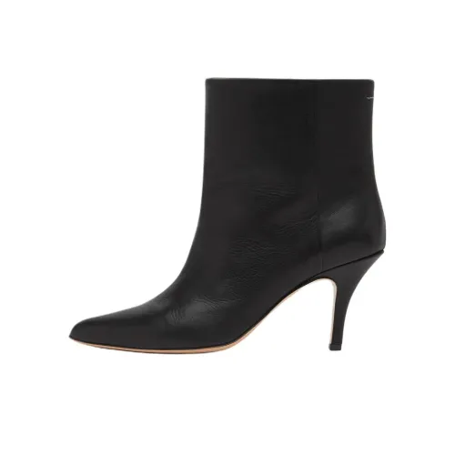 MM6 Maison Margiela совместный бренд Ботильоны Женские Черный