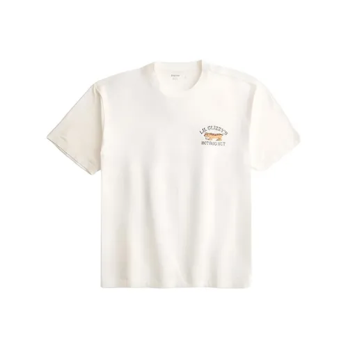 Hollister Белые Мужские T-рубашки