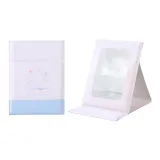 Синий с желтым дизайном кошки