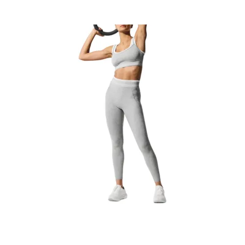Alo Yoga Спортивный смешанный серый Athletic Вереск GREY Белый Женские йоговые штаны
