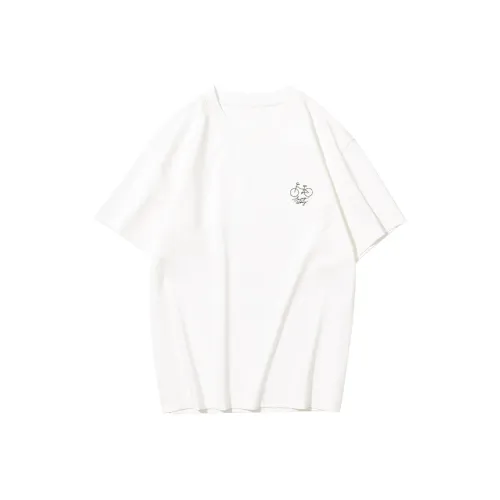 ZUO Белая Мужская T-Рубашка